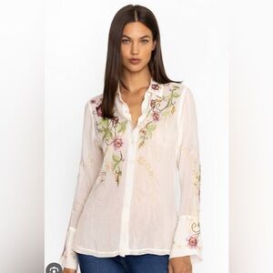 johnny was zado button down top